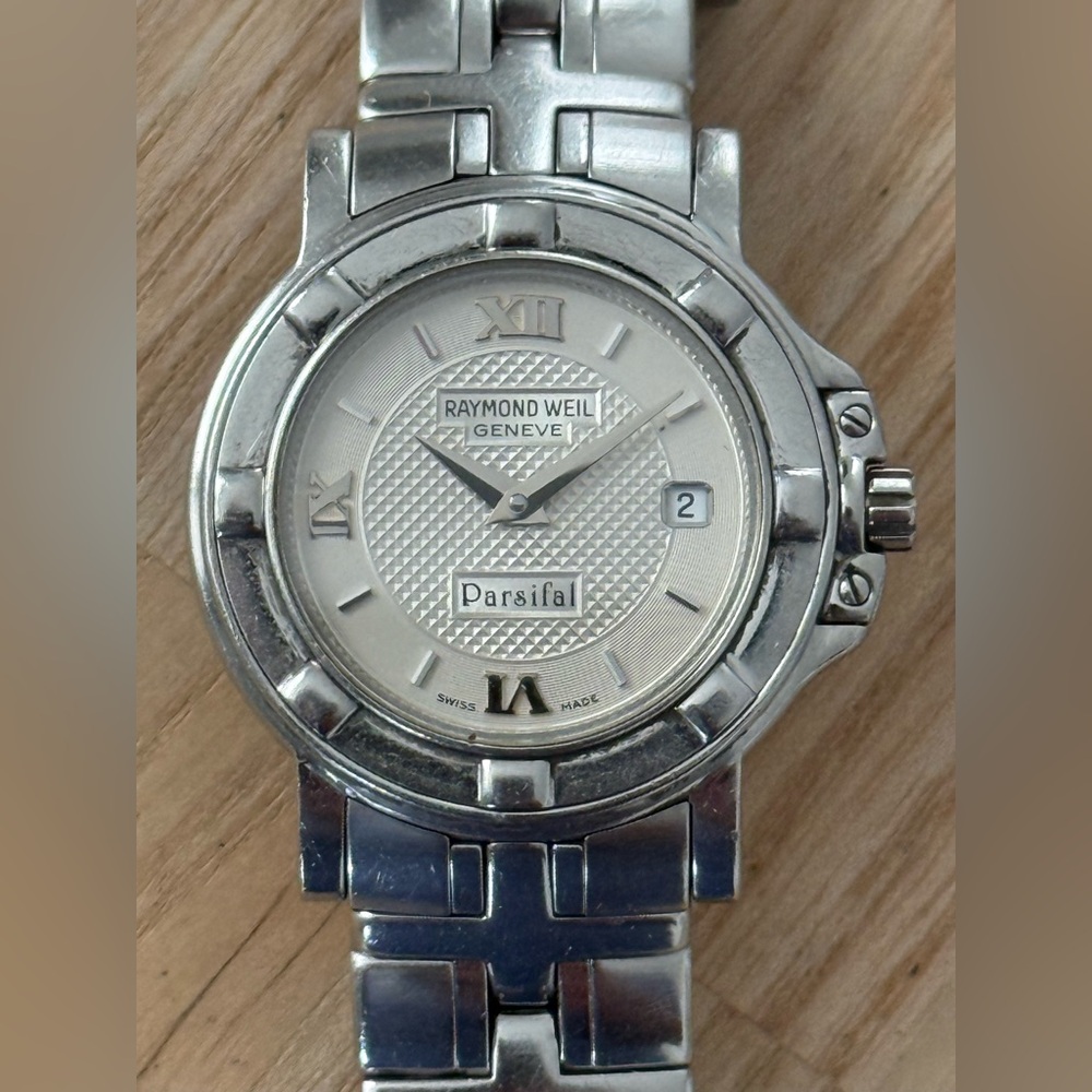 Raymond Weil Geneve Parsifal Ladies Watch Stainless Bracelet Case Silver Dial
